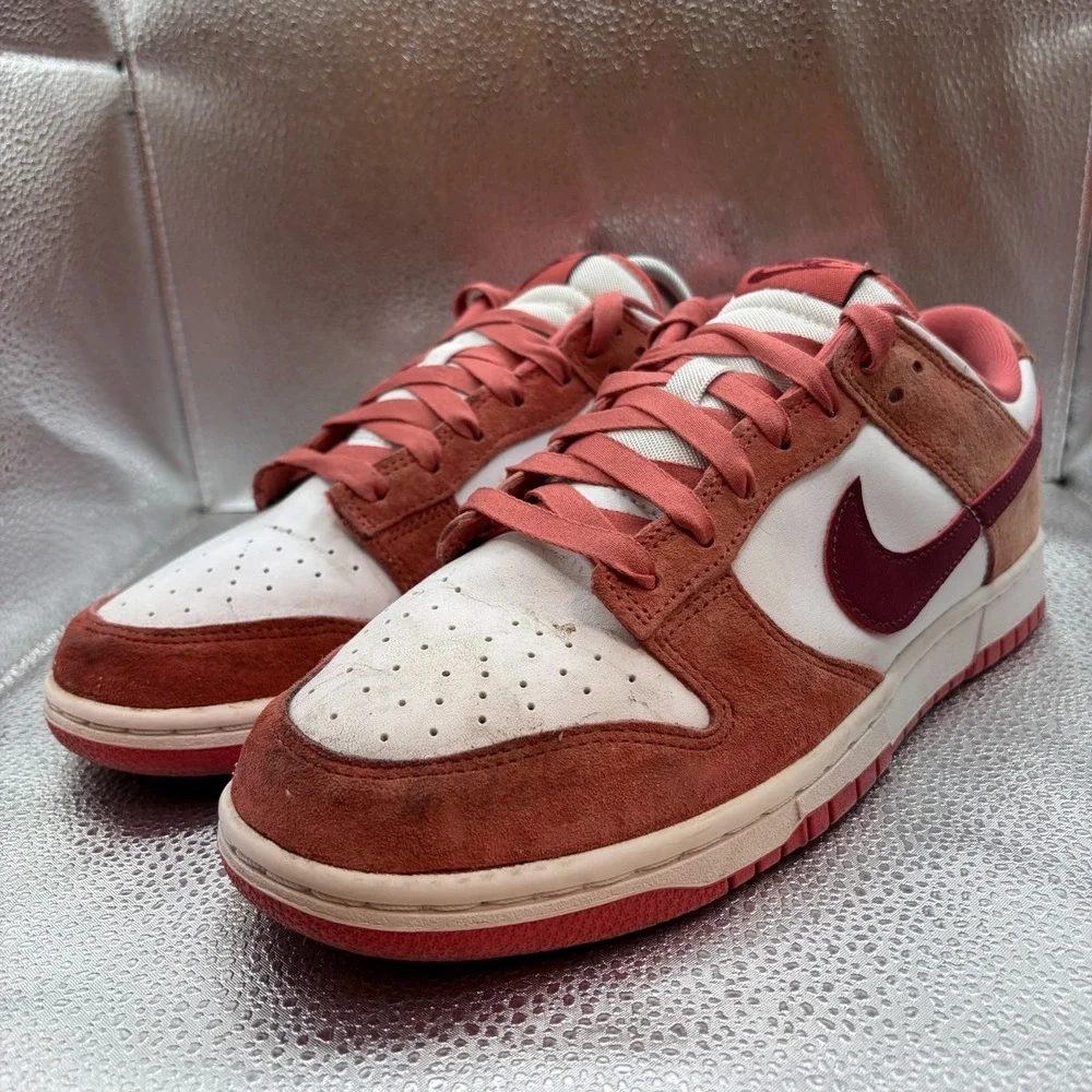 Size‎ 10 Nike Wmns Dunk Low Valentines Day White Red Womens Shoes FQ7056-100